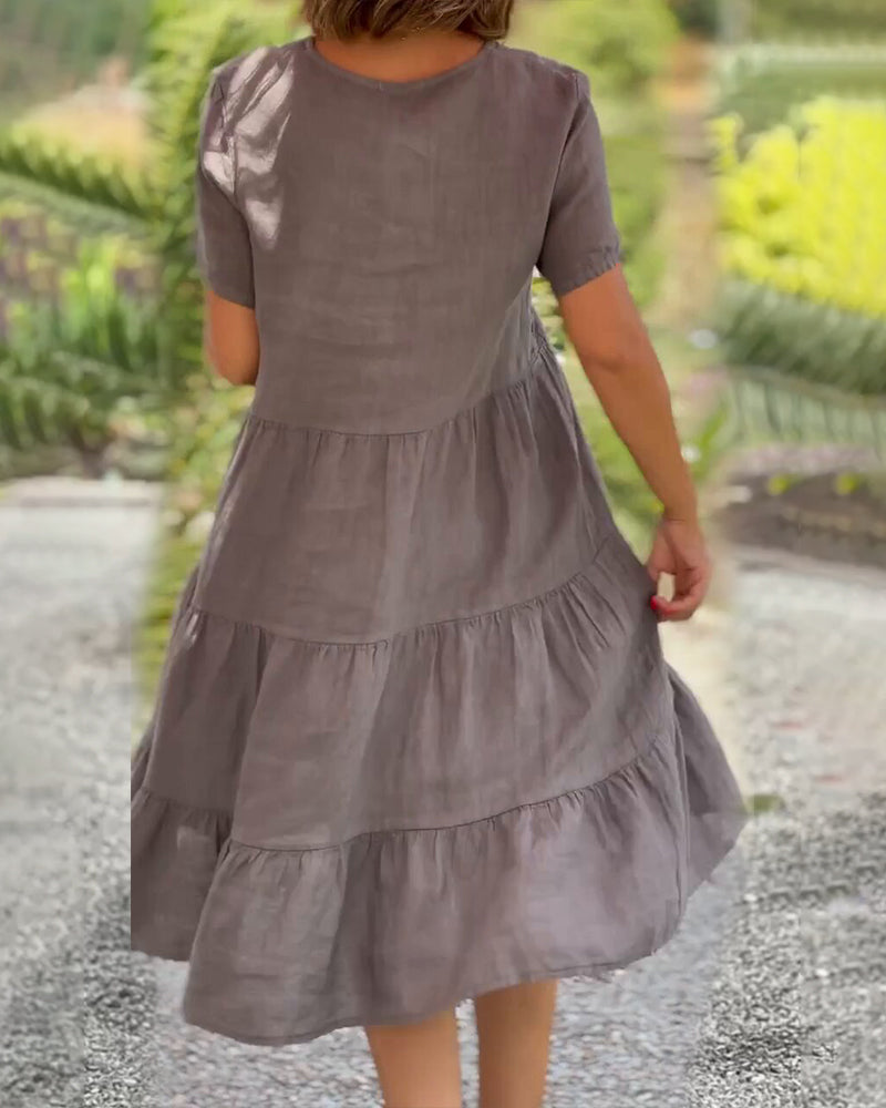 Suss - V-Ausschnitt Kleid