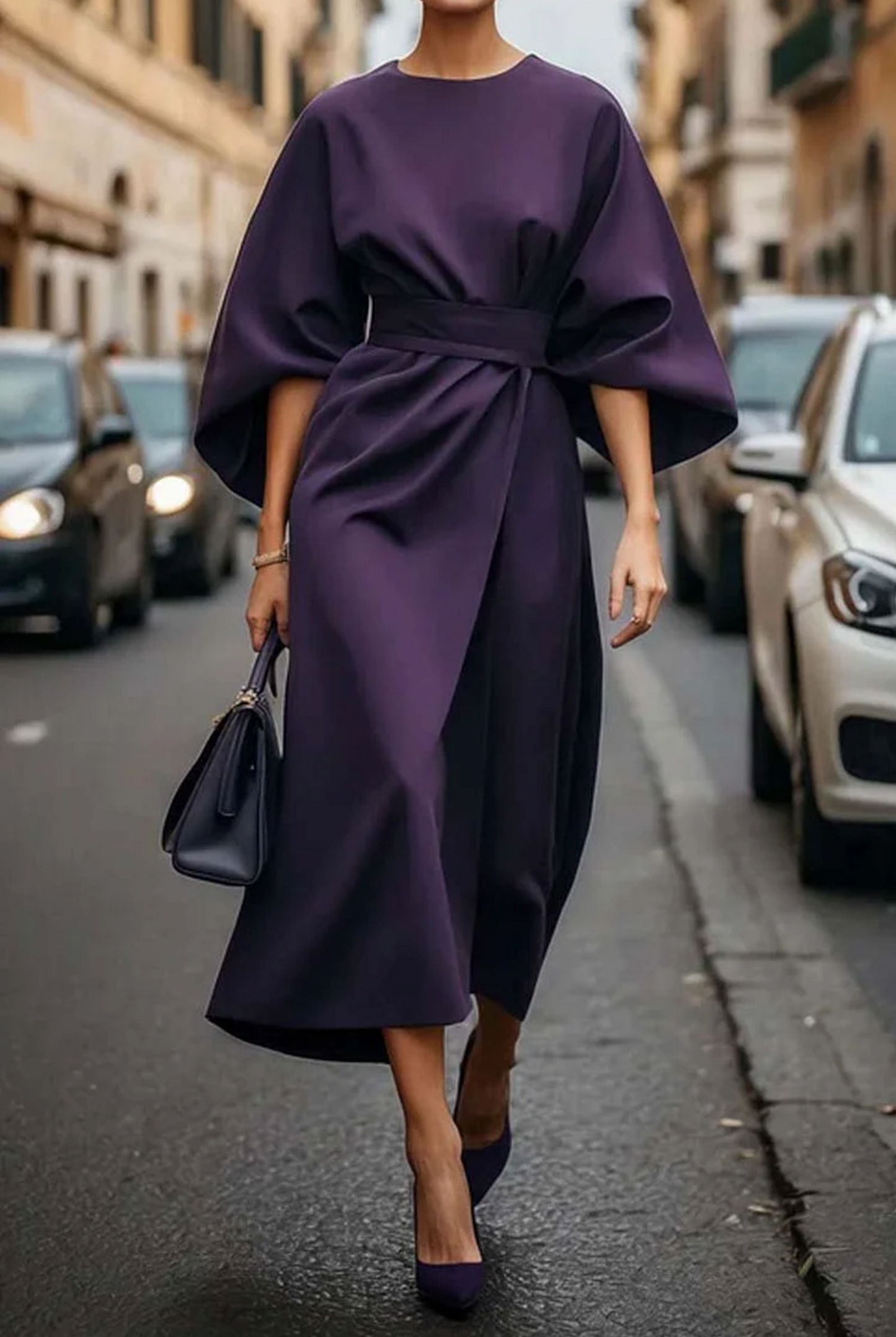 Keio - Kleid mit Weiten Ärmeln