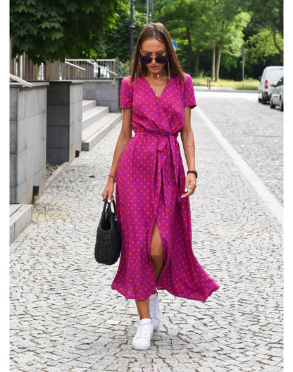 Elegantes und Bequemes Blumen Kleid