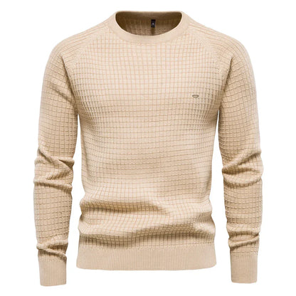 LUCA | Herrenpullover mit Gittermuster