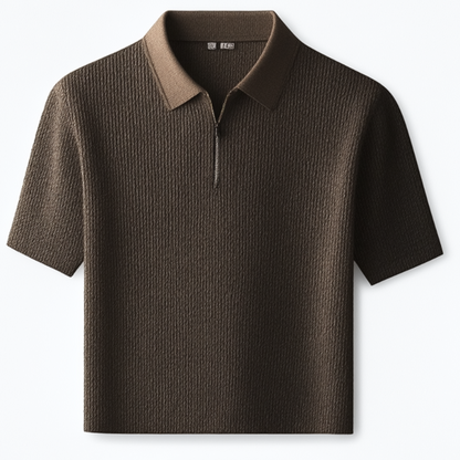 Gion | Strickpolo mit französischer Textur