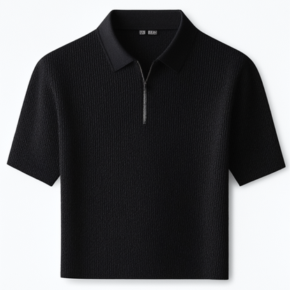 Gion | Strickpolo mit französischer Textur