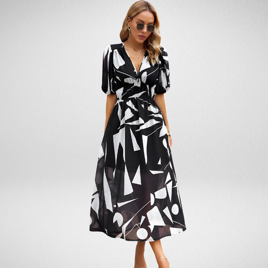 Joha - V-Ausschnitt Freizeitkleid