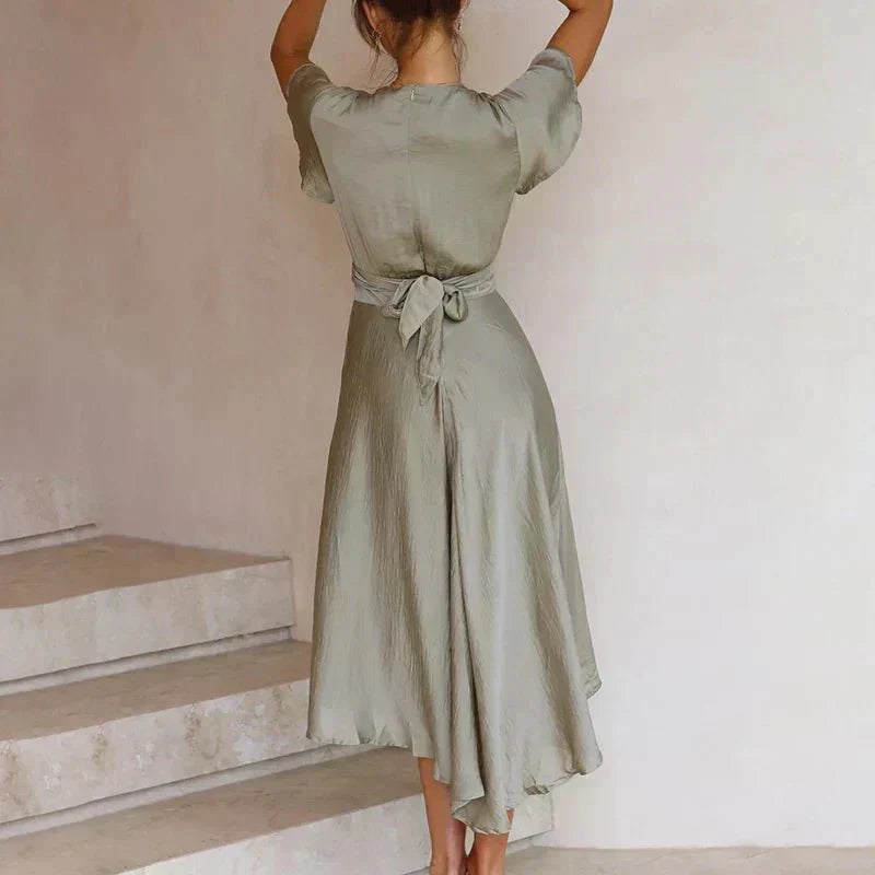 lessia – Seidenkleid mit Schleife