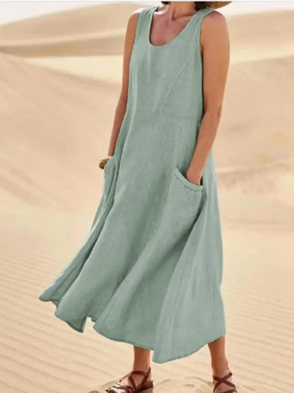 Lies | Ärmelloses Kleid mit Taschen