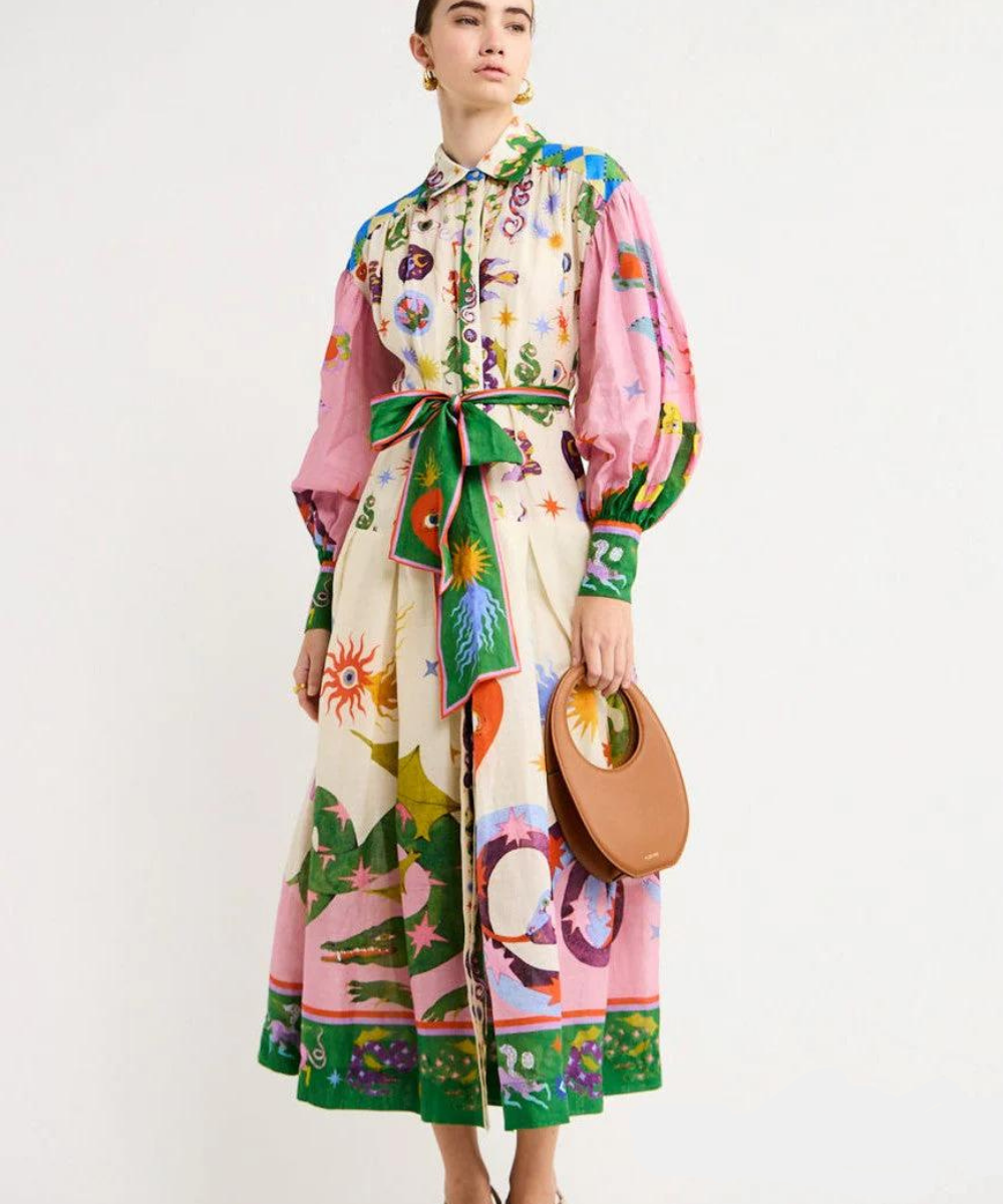 Soyra - Maxi Italienisches Kleid