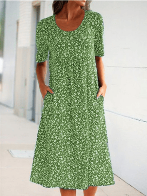FENRI I RETRO-BLUMENKLEID