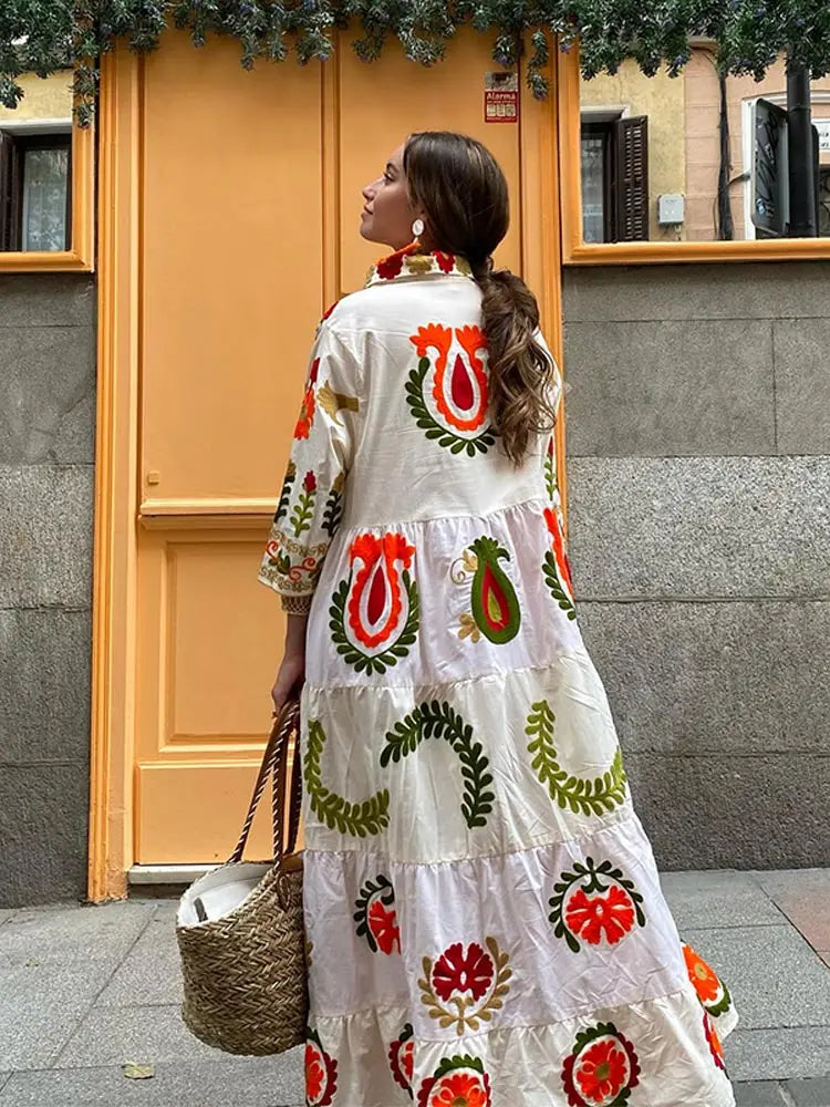 Käthele | Lockeres Patchwork-Kleid