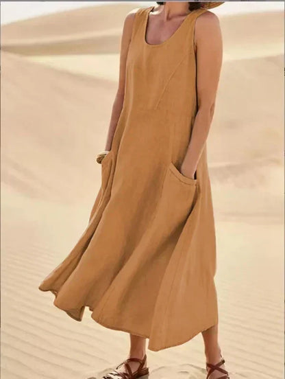 Lies | Ärmelloses Kleid mit Taschen