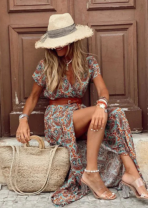 Das Boho-Andalusische Kleid