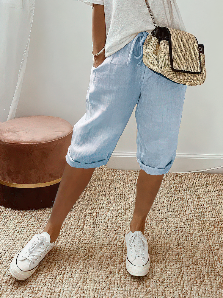 Marthe™ | Bequeme Shorts mit umgeschlagenem Saum