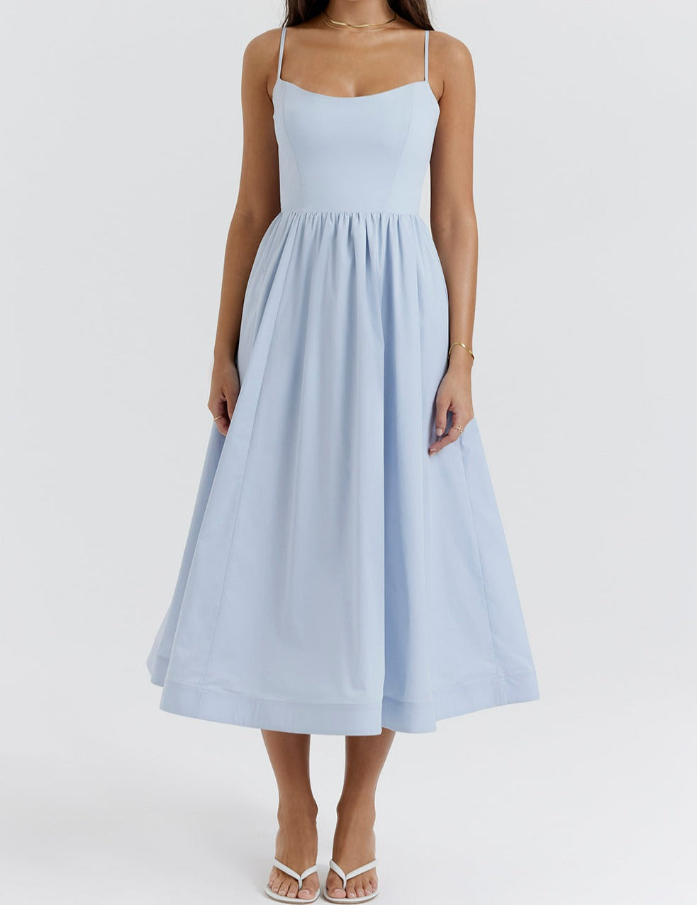 Helene | Trägerloses Kleid mit Neckholder