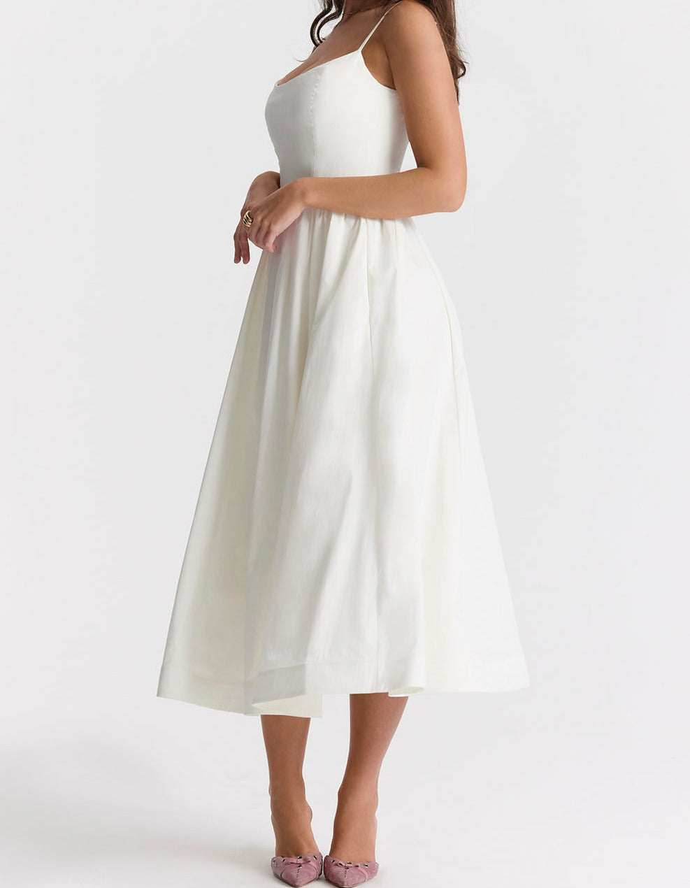 Helene | Trägerloses Kleid mit Neckholder
