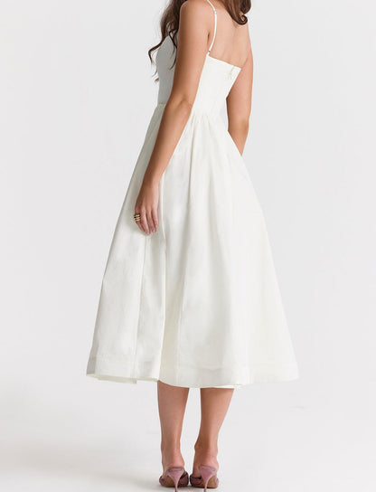 Helene | Trägerloses Kleid mit Neckholder