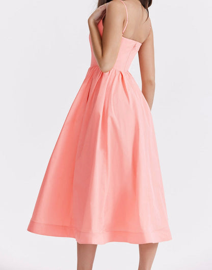 Helene | Trägerloses Kleid mit Neckholder