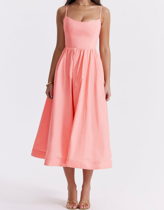 Helene | Trägerloses Kleid mit Neckholder