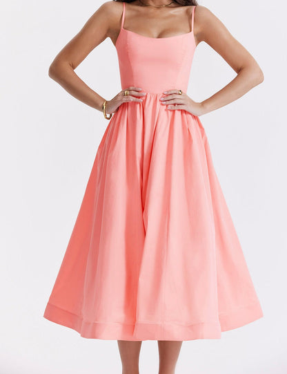 Helene | Trägerloses Kleid mit Neckholder