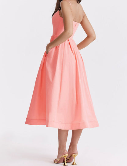Helene | Trägerloses Kleid mit Neckholder