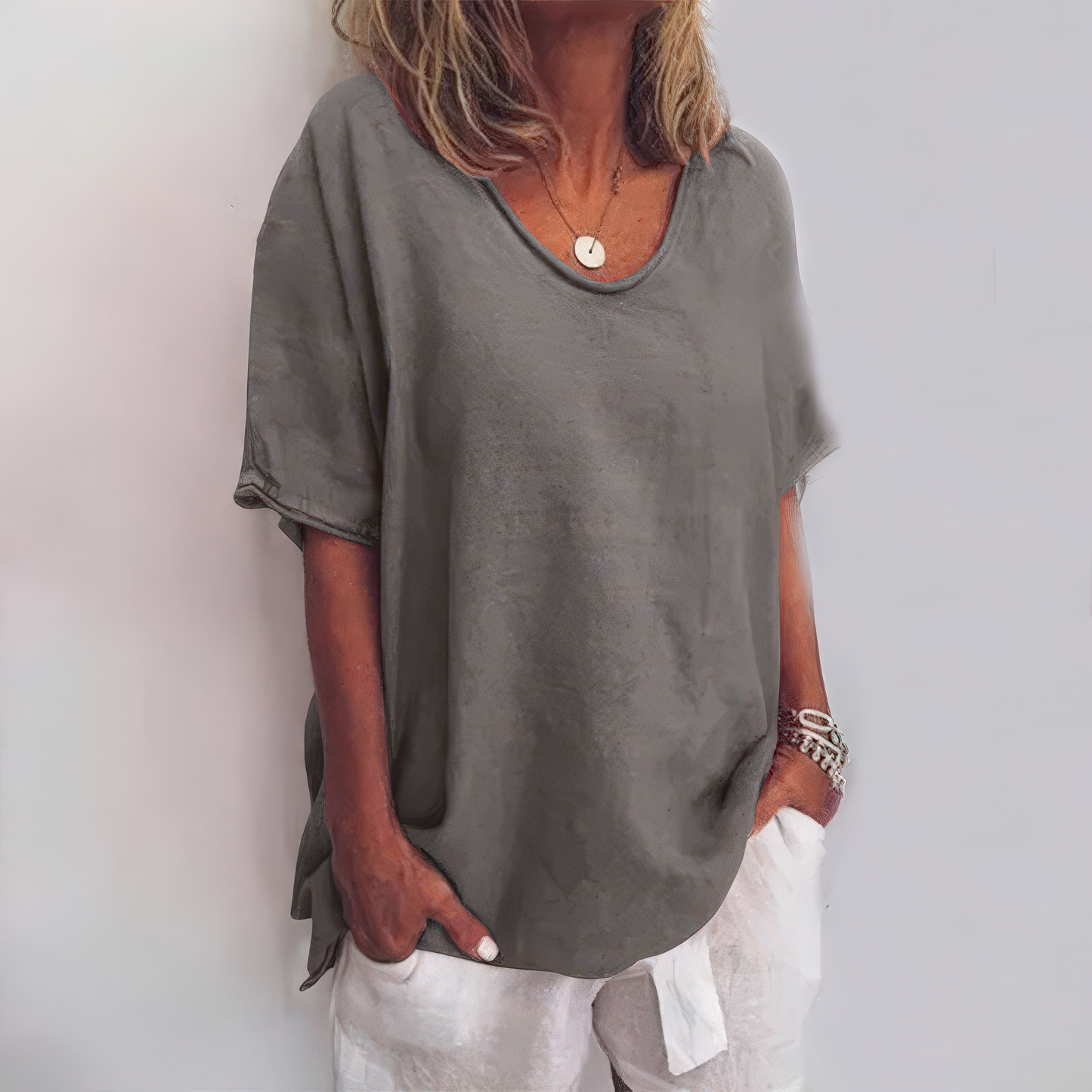 Anna | Weite und Bequeme Bluse (1+1 KOSTENLOS)