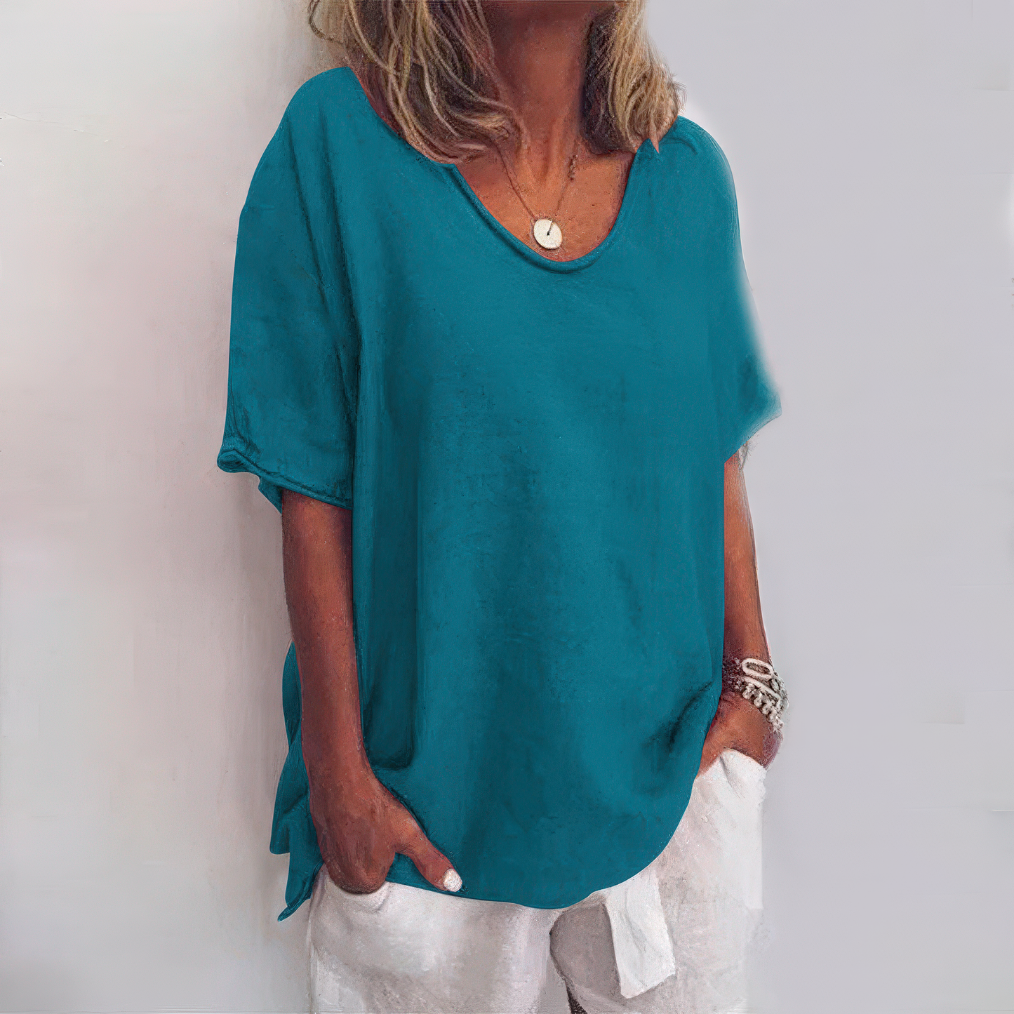 Anna | Weite und Bequeme Bluse (1+1 KOSTENLOS)