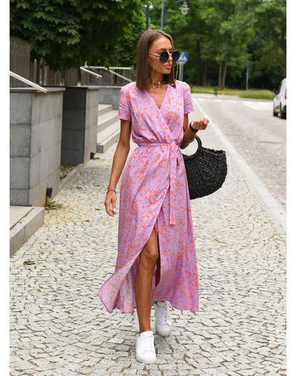 Suzanne - Elegantes Kleid mit V-Ausschnitt