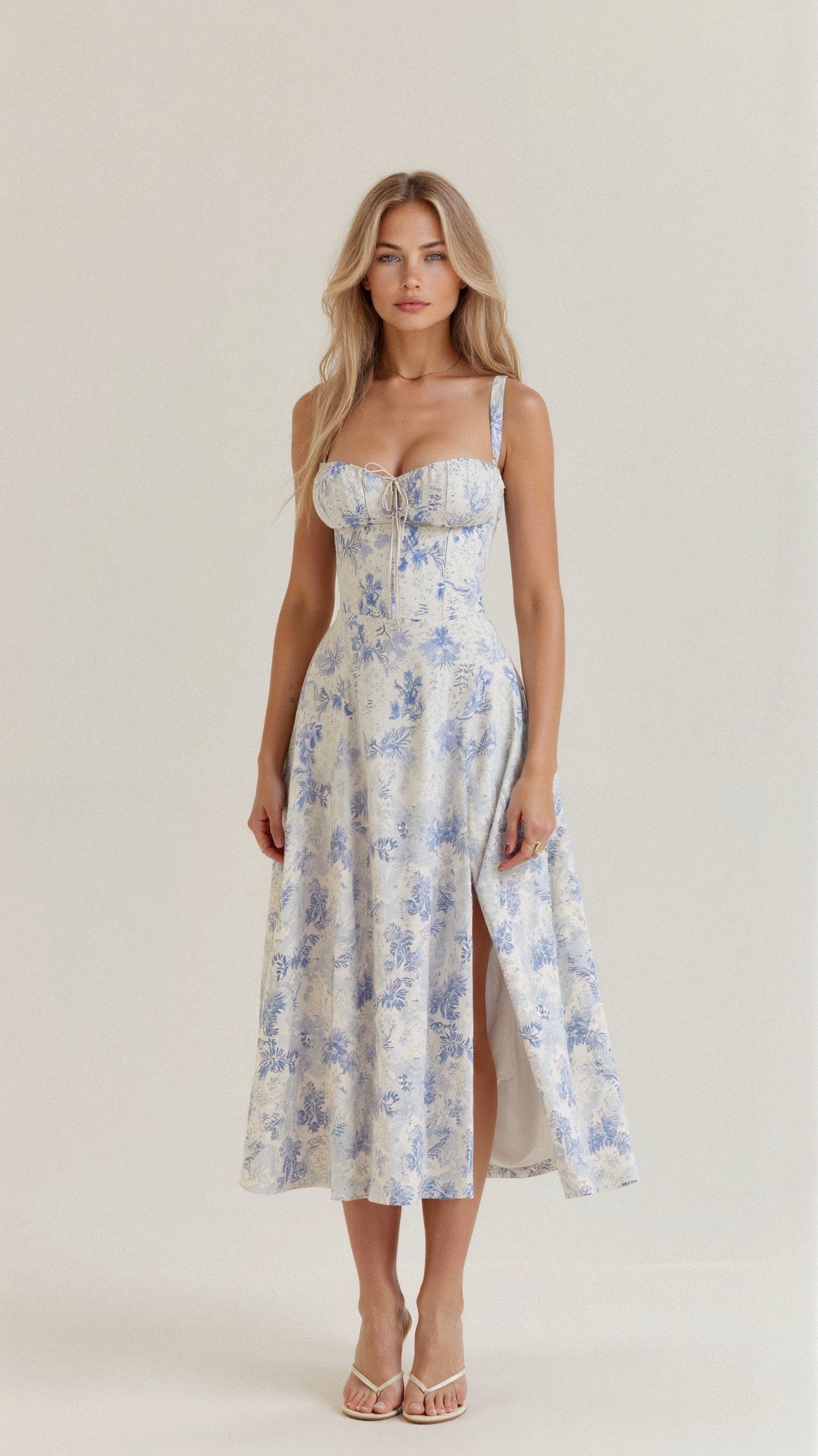 JOSMAA I ELEGANTES KLEID MIT SCHLITZ