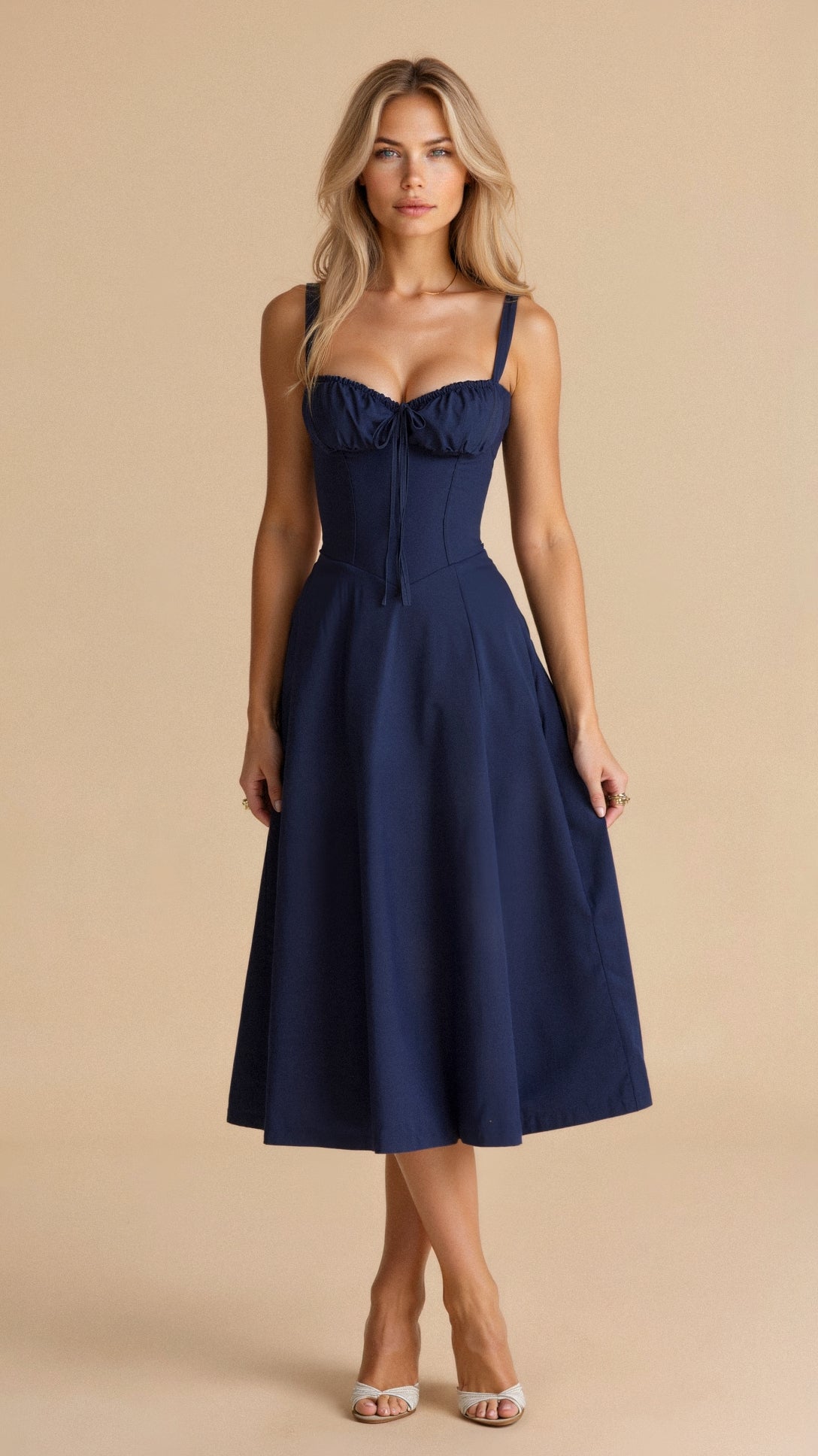 JOSMAA I ELEGANTES KLEID MIT SCHLITZ