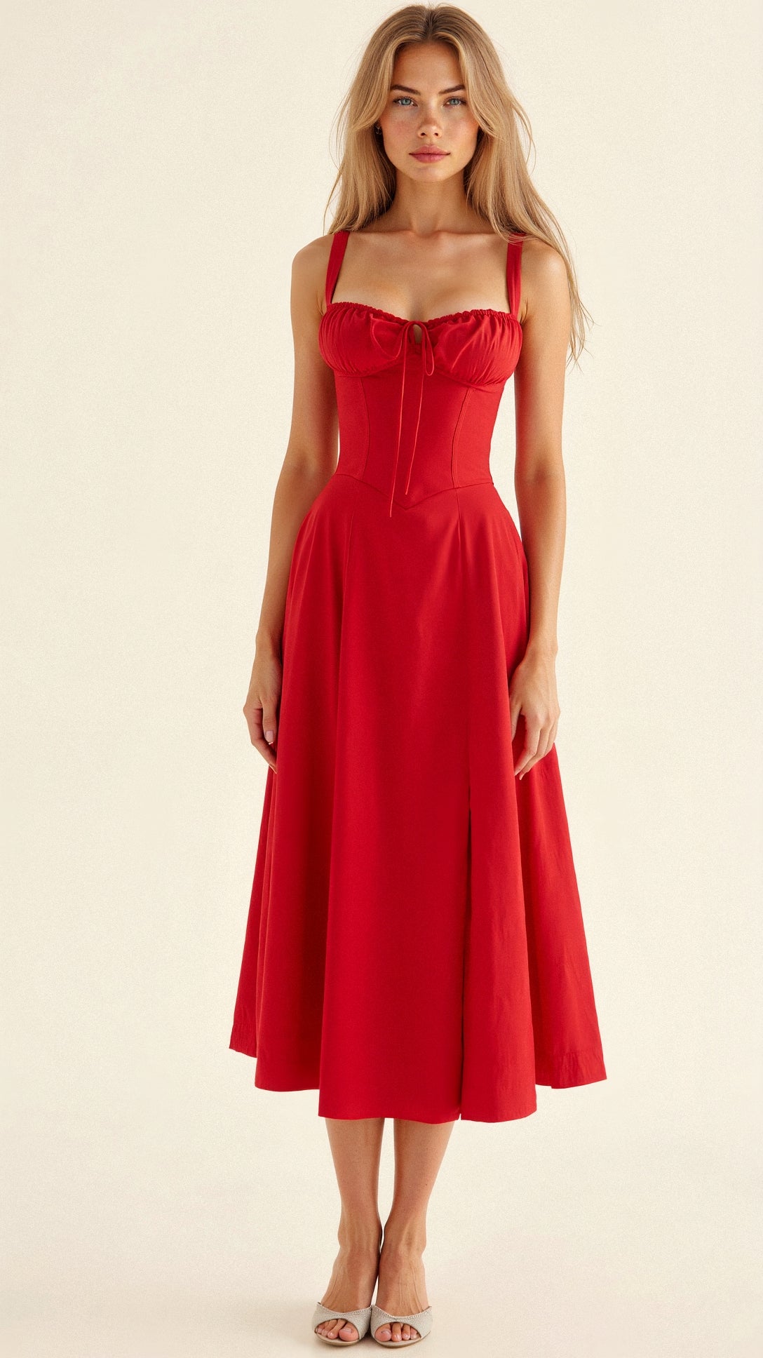 JOSMAA I ELEGANTES KLEID MIT SCHLITZ