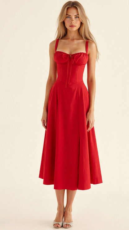 JOSMAA I ELEGANTES KLEID MIT SCHLITZ
