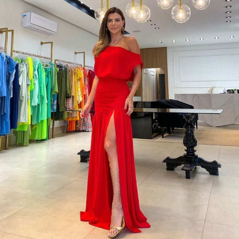 ONELIA I MAXIKLEID MIT SCHLITZ