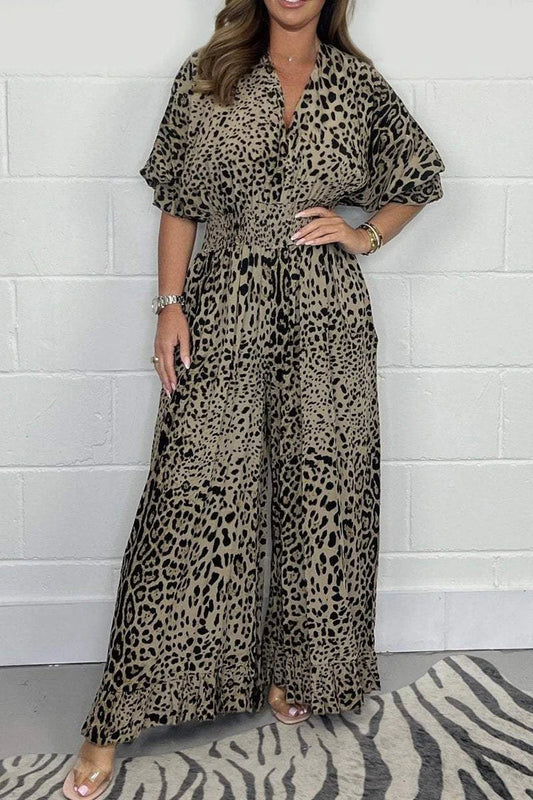 TRODL I JUMPSUIT MIT LEOPARDENPRINT
