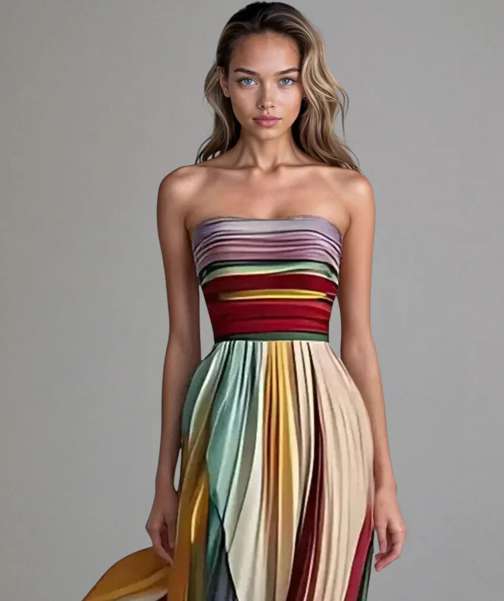 Azja | Premium Lässiges Maxikleid